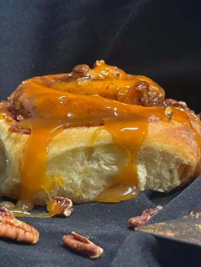 Lillian's Bakery Pecan Roll.
