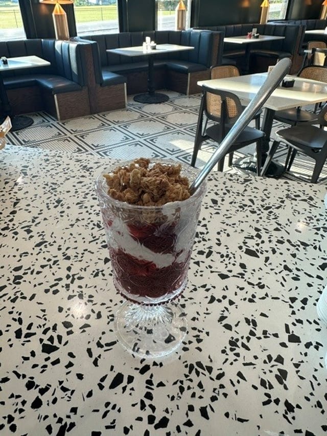 Vanilla Greek Yogurt Parfait.