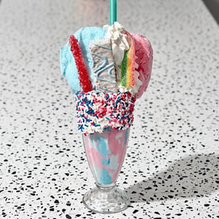 L-O-V-E Cotton Candy Milkshake