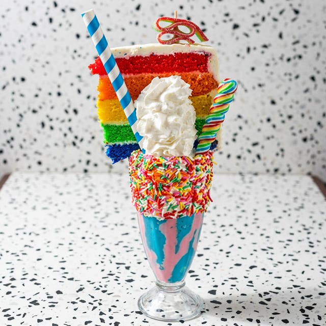 Rockin' Robin Rainbow Milkshake.