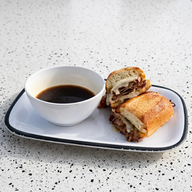 Jailhouse Rock Roast Beef Sandwich.