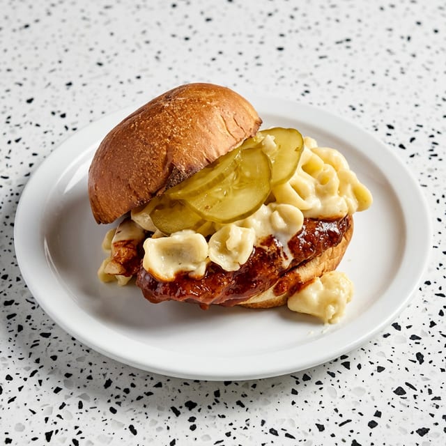 Now or Never Nashville Hot Chicken Sandwich.